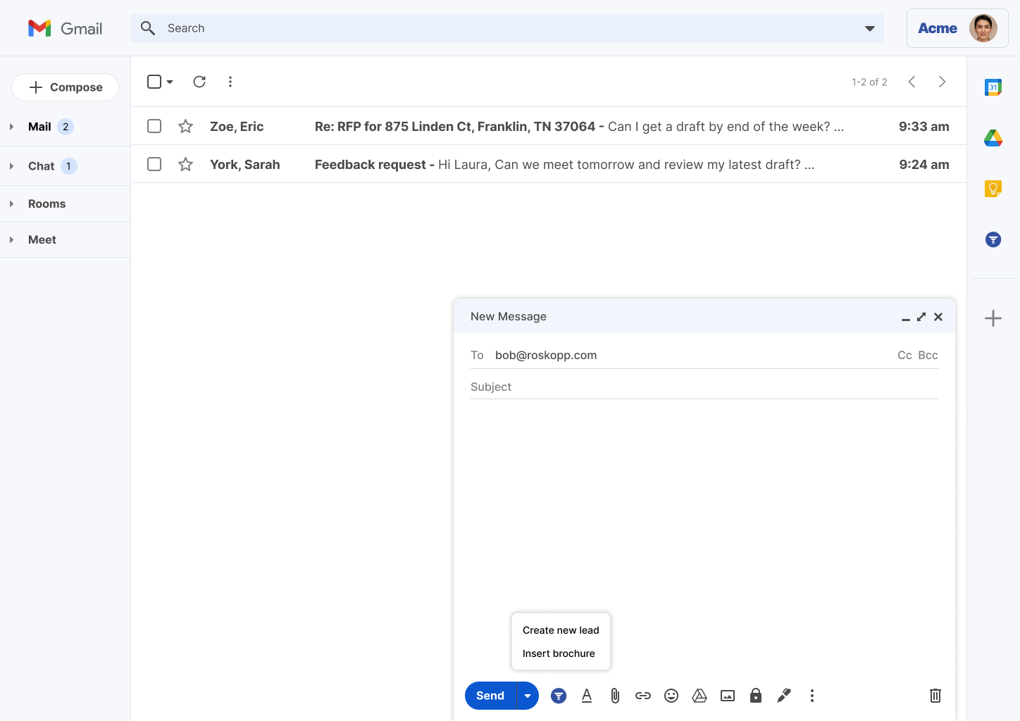 Google Workspace plugin